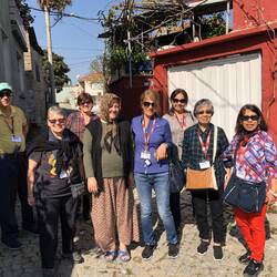 Our dining group with our hostess