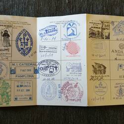 Final stamps on my Pilgrim Passport