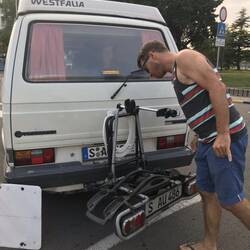 Schiefer radträger nach dem unfall😡