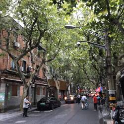 In den Straßen der Französischen Konzession