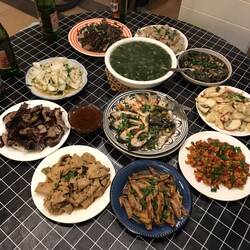 Das Abendessen - mal wieder ausgezeichnet 😋