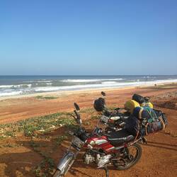 Wellen im Hintergrund!