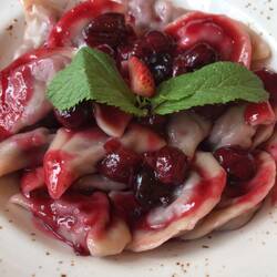 Zur Veranschaulichung unseres Footprints ein Bild leckerer ukrainischer Dumplings...