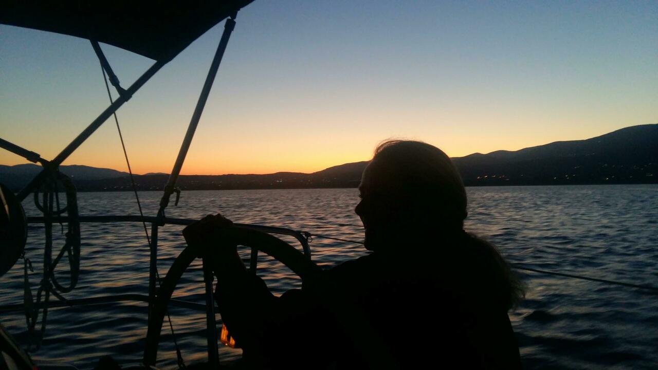 Start in den Sonnenaufgang