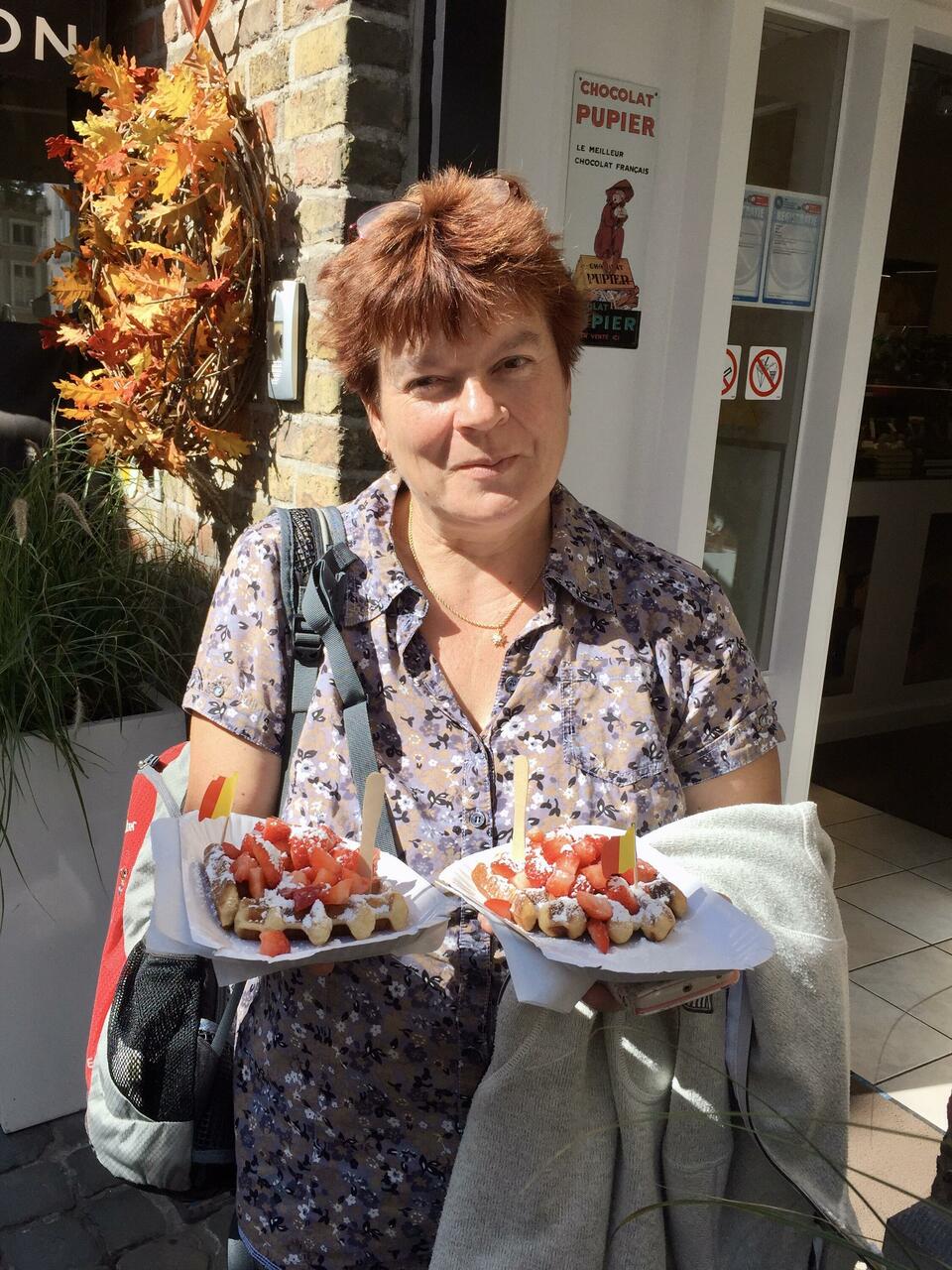 Mit Erdbeeren und Sahne sind sie unwiderstehlich😋😋😋