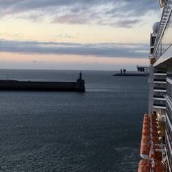 20.00 Uhr, Ausfahrt Zeebrugge
