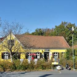Buschenschank neben unserem Hotel als Startpunkt