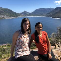 Aussicht vom Chapman's Peak Drive auf Hout Bay
