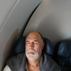 Catching some shut-eye on the way back to Quito