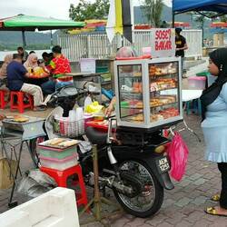 Ein mobiler Foodstand