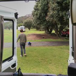 Blick auf den Hinterhof