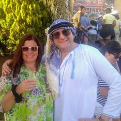 Mit dem Cruise director Ross