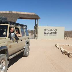 Abschied von der Zebra Kalahari Lodge