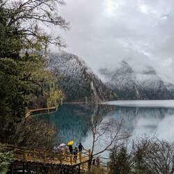 Der erste See mit fabelhaftem Ausblick 😊