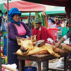 Cerdo horno - Klassiker in Ecuador