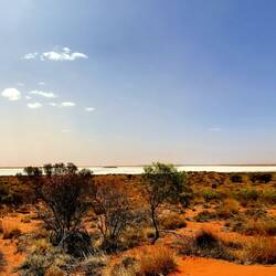 Blick auf den Salzsee
