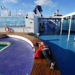 Auch Tom musste etwas Schlaf nachholen