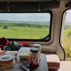 Frühstück auf dem Weg