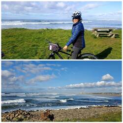 Biking the Prom at Seaside
