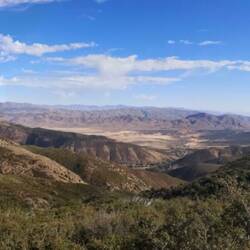 View of the Sierras and Julian