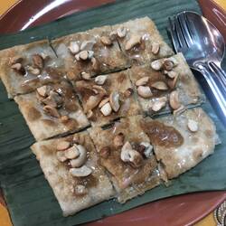 Rotti - Thai Pancake - mit Cashew Nüssen - natürlich frittiert 😀