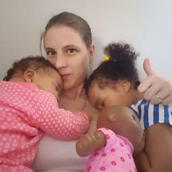 Now the doll baby has to join the nap too
