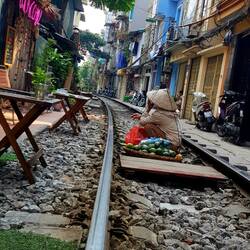 Train street Momente