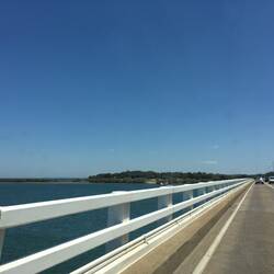 Bridge over Pumicestone Passage to Bribie Island