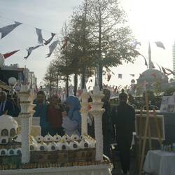 Auf dem Kunstfestival auf dem Taksimplatz