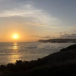 Sonnenuntergang auf dem "Bukit Merese"