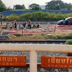 En thailande il y a beaucoup de femmes qui travaillent dans le BTP