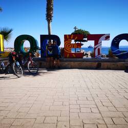 Obligatory tourist picture in front of the Loreto sign