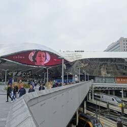 Der Hauptbahnhof von außen