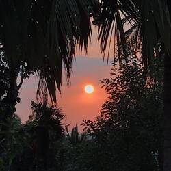 Der Sonnenuntergang...