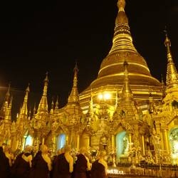 Die Mönche beim Beten...