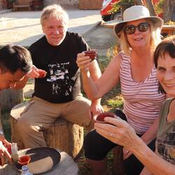 Taste & toast with rice sake!