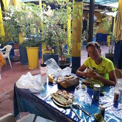 Breakfast in the patio