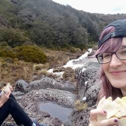 Snacks am Ende des Tracks 😋