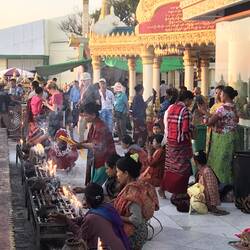 Andacht am Felsen...