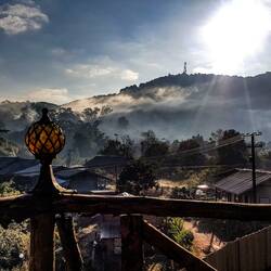 Frühstück auf der Terasse