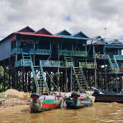 They live in houses like you do, only theres a river instead of a road