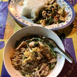 Das leckere Abendessen 😉