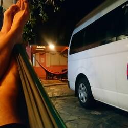 Van for transportation between Hostel, Noosa junction and Main Beach.