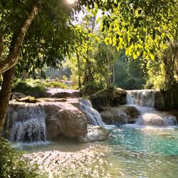 Kleine Wasserfälle...