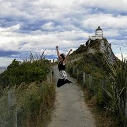 Am Nugget Point Lighthouse 😍