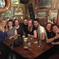 It always starts and ends in an Irish Bar
