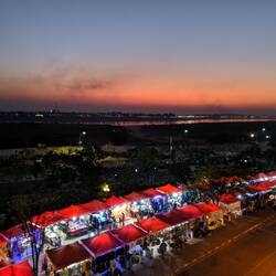 Aussicht von der Bar...