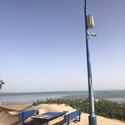 These seats were about 20yds down the campsite from us, pleased we had shelter