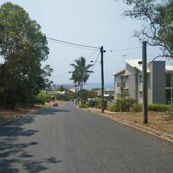 View to Rainbow Beach with air glider