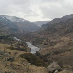 Immer die Mtkvari entlang